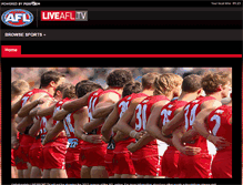 Tablet Screenshot of afl.livesport.tv